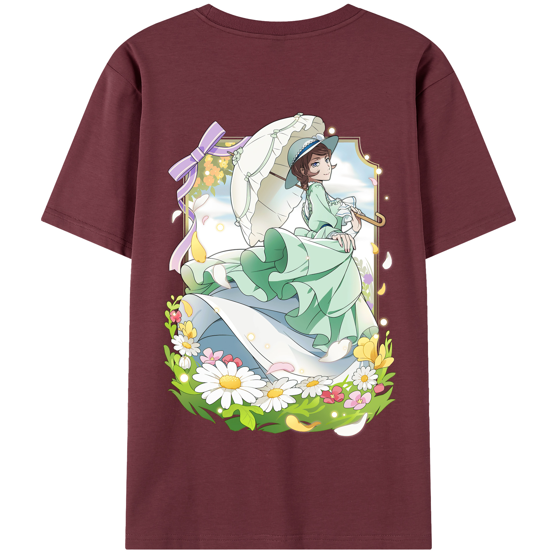（画像用） 文豪ストレイドッグス Bungo Stray Dogs 綿100％半袖Tシャツ（背面プリント）